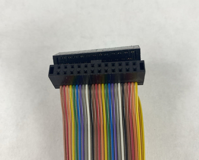 24 Pin 4ft Multi Coloured Flat Ribbon Cable Wire Lot of 4