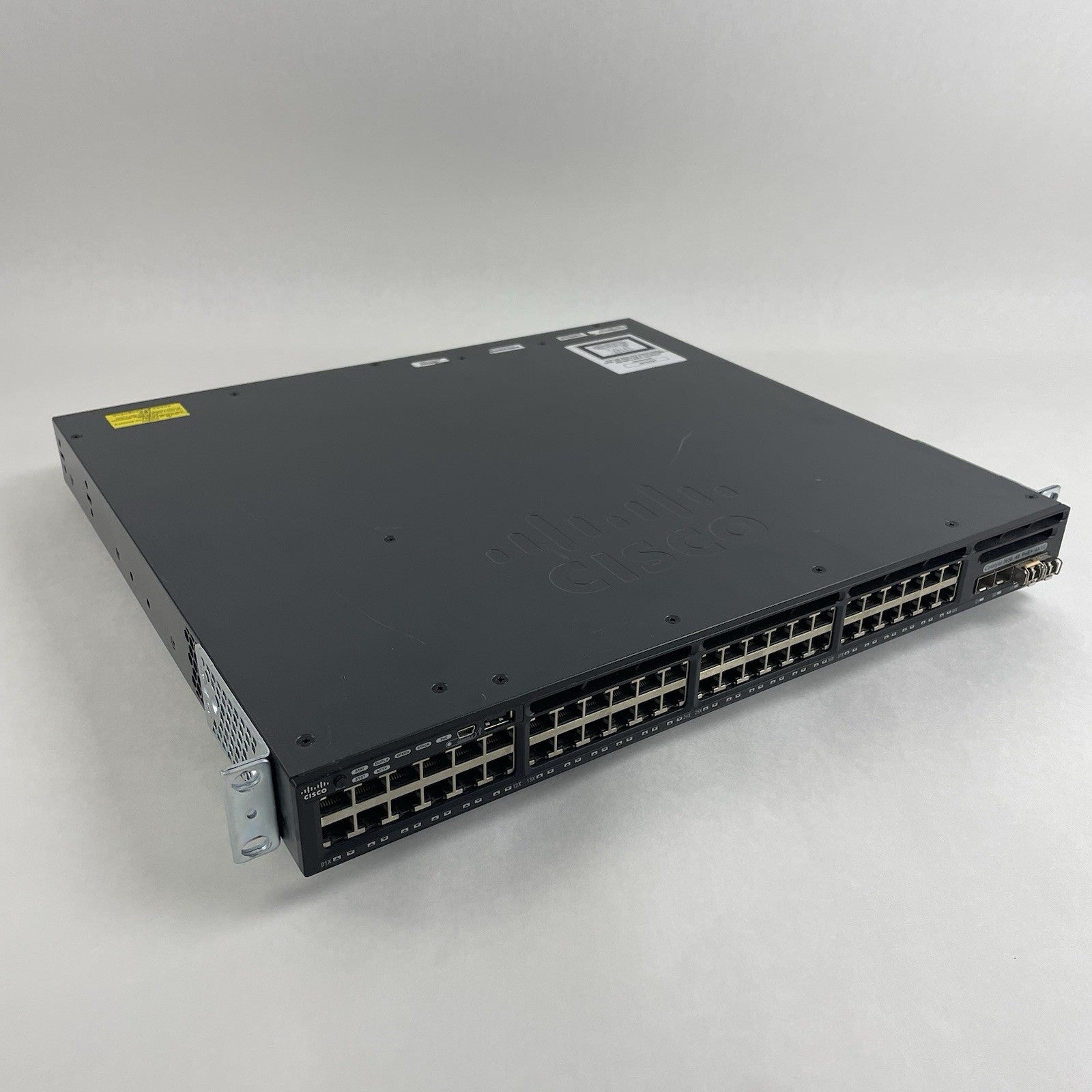 Cisco WS-C3650-48PS-S V01 Catalyst 3650 48-Port PoE+ 4x1G  Tested & Reset 2X PSU0