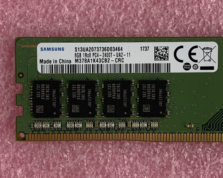 Samsung M378A1K43CB2-CRC 8 GB 1Rx8 PC4-2400T-UA2-11 2666Mhz Desktop RAM Memory