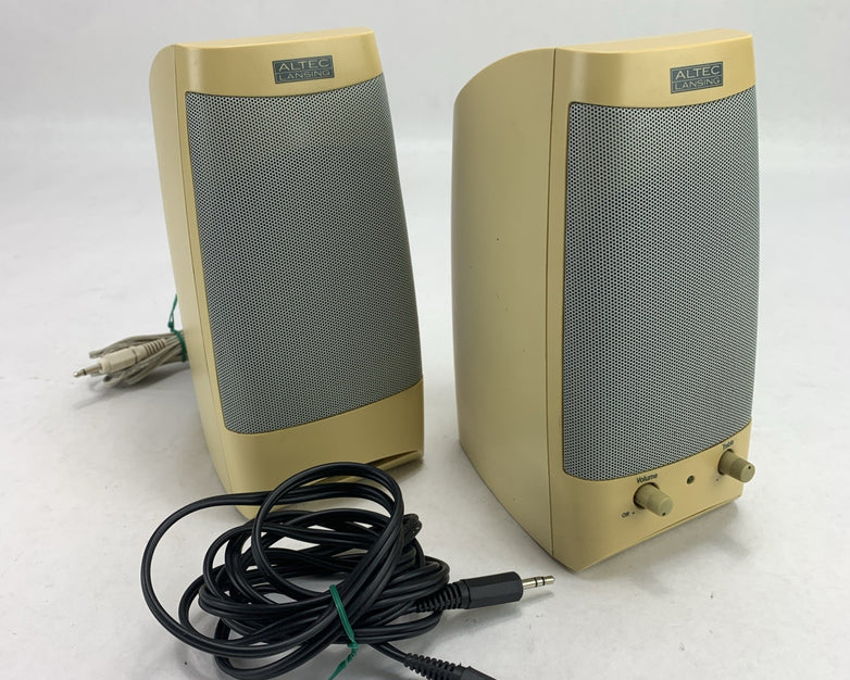 Altec Lansing GCS100 Multimedia Computer Speaker System - No DC Adapter - Tested