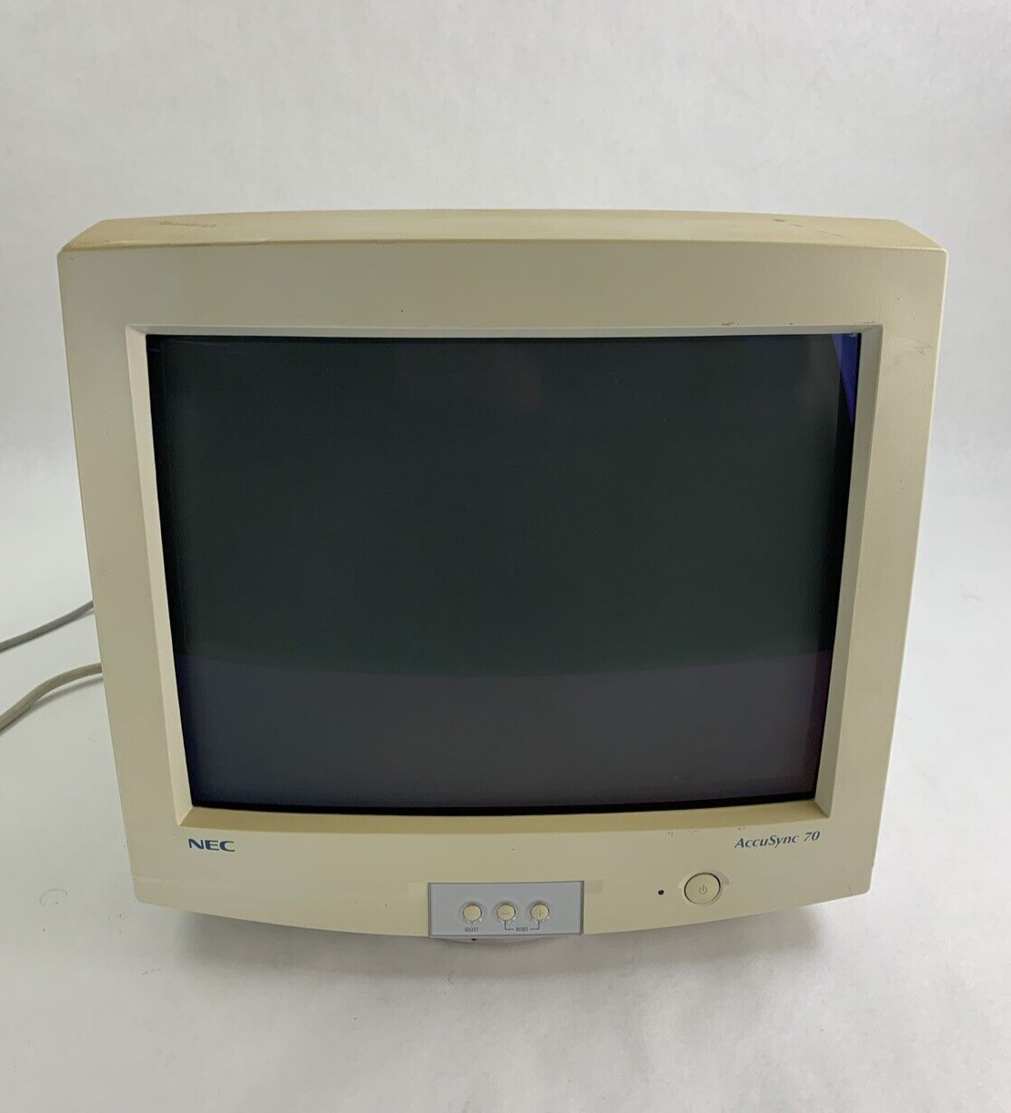 NEC AccuSync 70 N703  17" CRT VGA Color Monitor Retro Gaming Tan No Stand