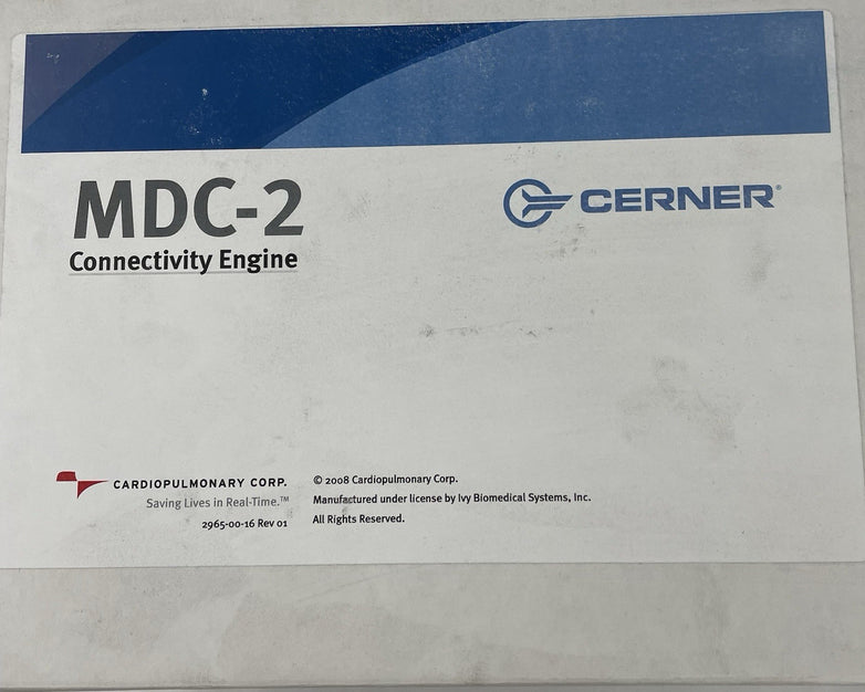 Cerner Connectivity Engine MDC-2 8 USB Ports Medical Device Interface
