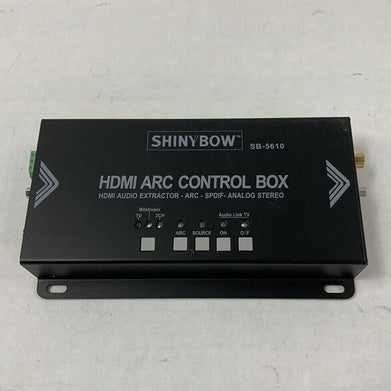 Shinybow SB-5610 HDMI Audio Extractor-ARC-SPDIF-Analog Stereo Control Box