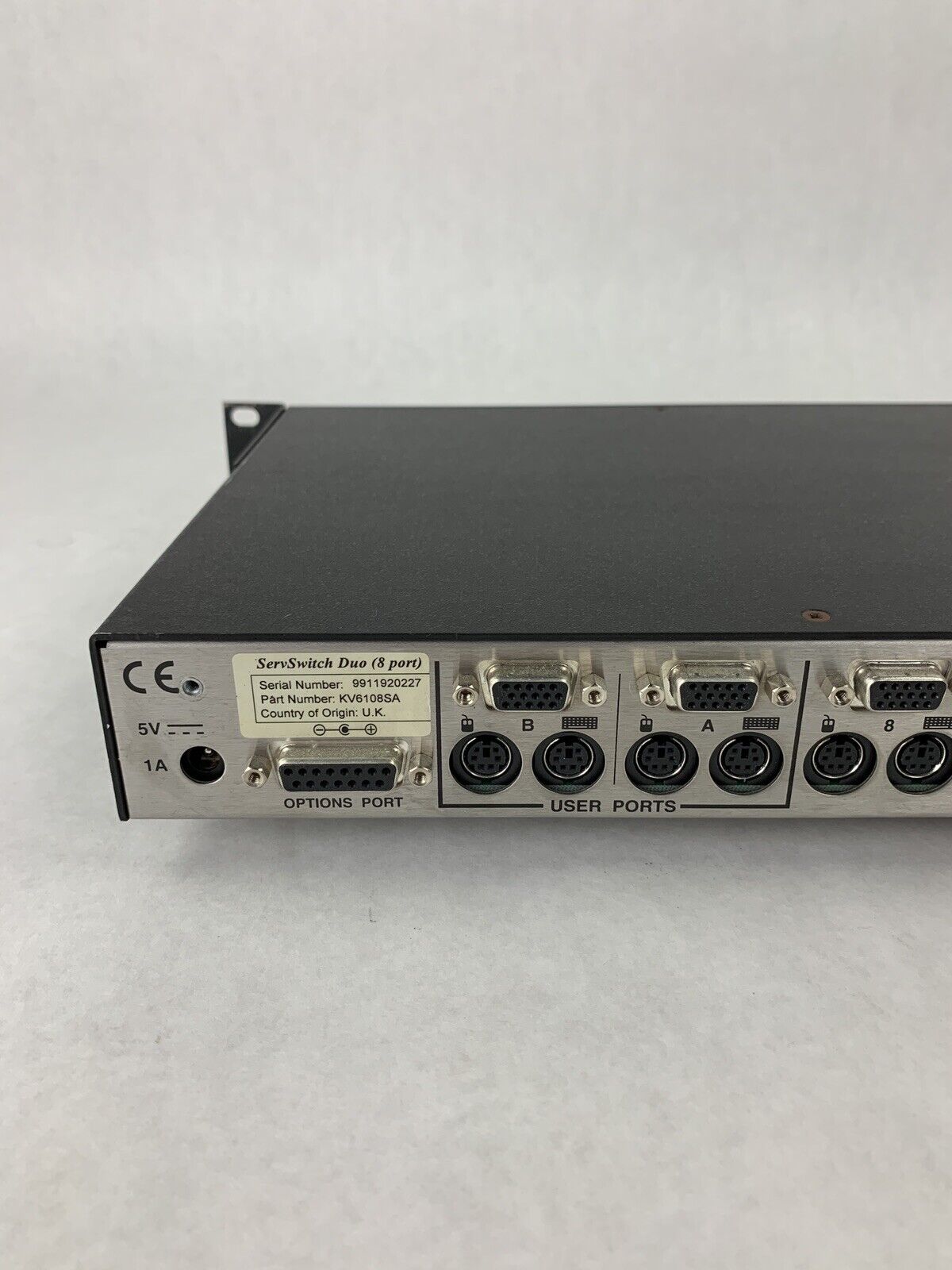 Black Box ServSwitch Duo IPC 8-Port KV6108SA-R2 Tested