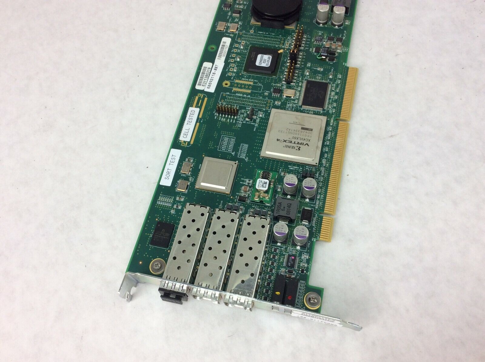 LAN FC 3 Port I/O Board 68693118-007 E311380319 PCB 68693639 Virtex-4