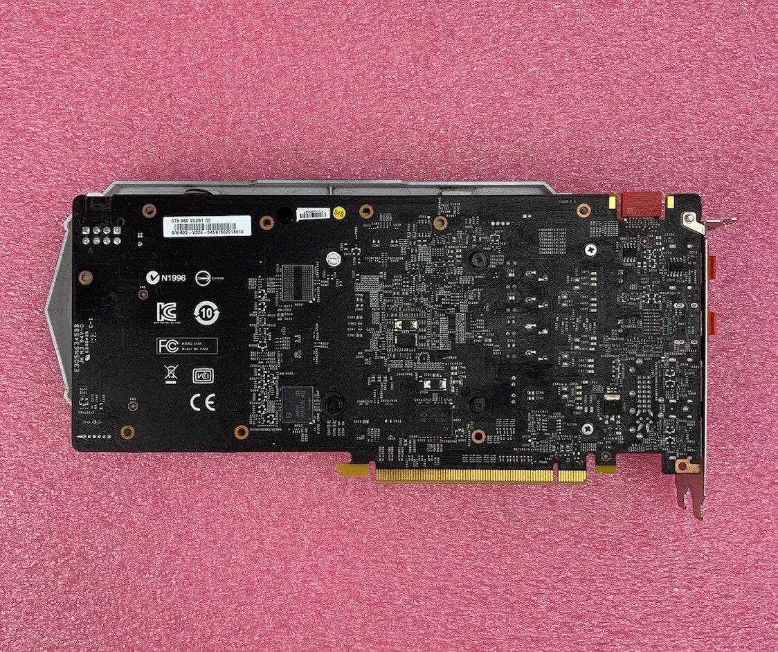 MSI GeForce GTX 960 2GD5T OC 2GB Video Graphics Card