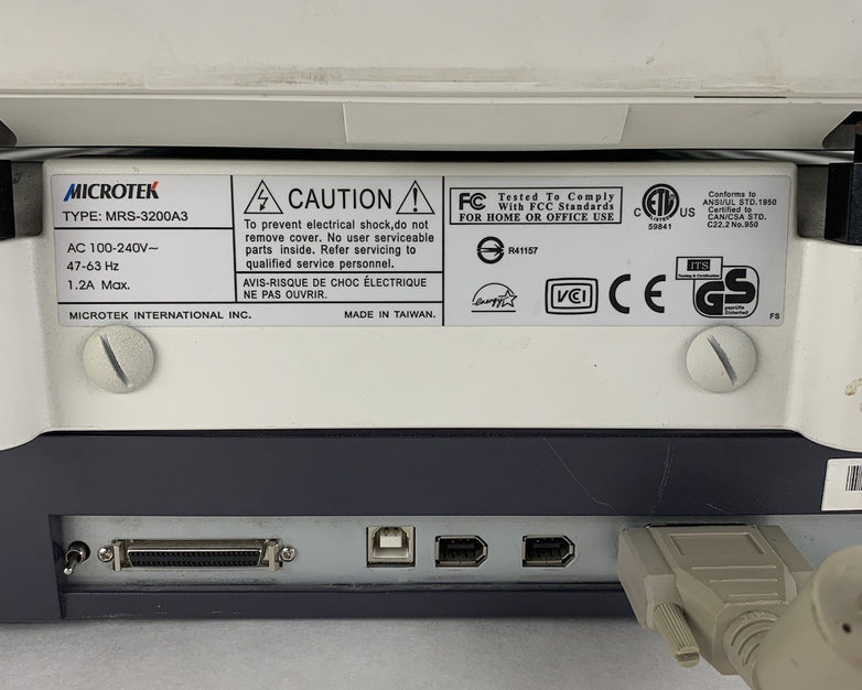 Microtek MRS-3200A3 ScanMaker 9800XL Document Scanner - Parts or Repair