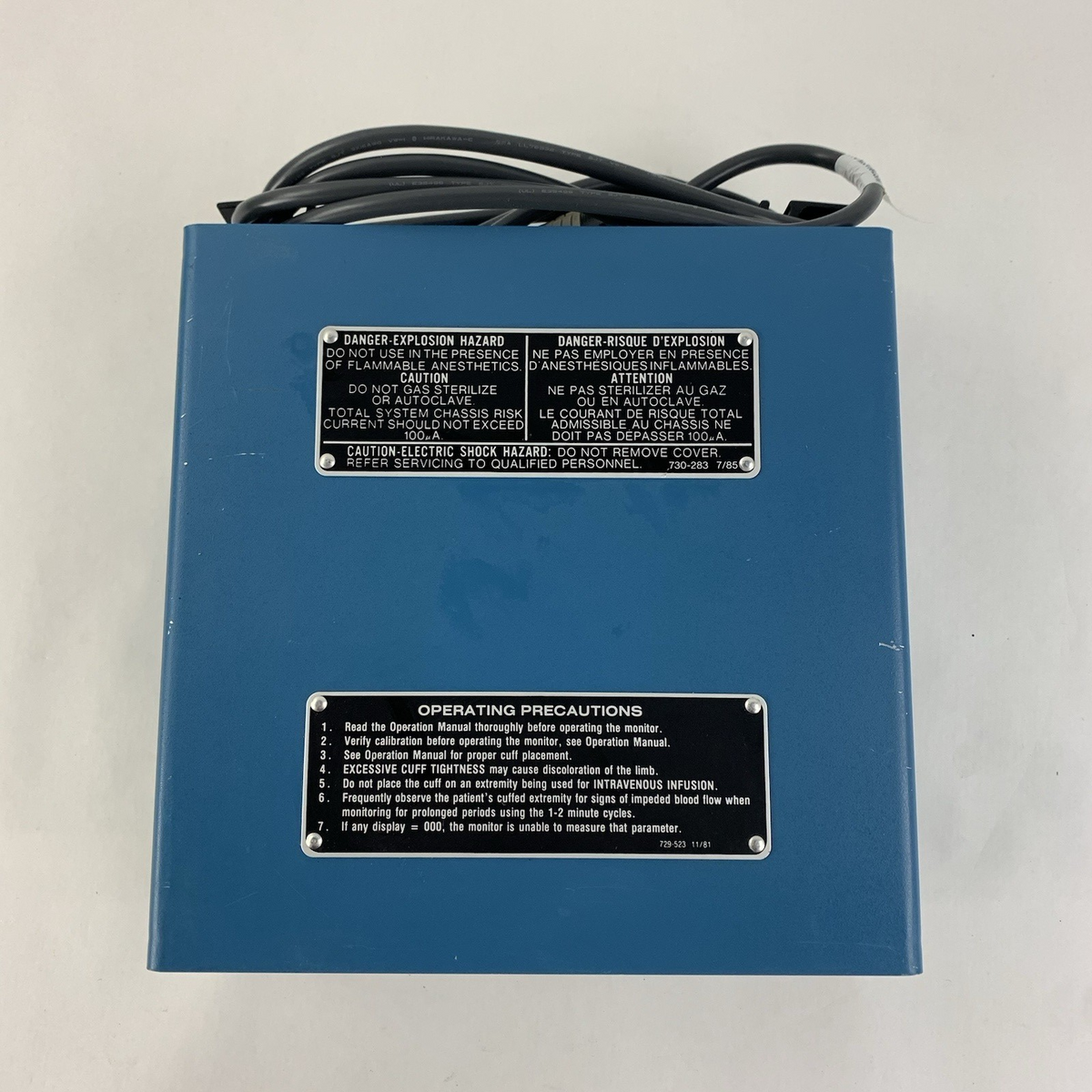 Critikon Dinamap Vital Signs Monitor 1846 SX - Powers On - No Cuff Included2