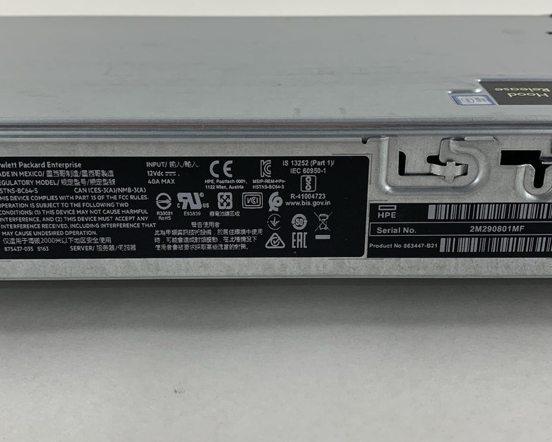 HPE ProLiant BL460c Gen10 875625-001 Barebones Blade Server No MB Ram CPU