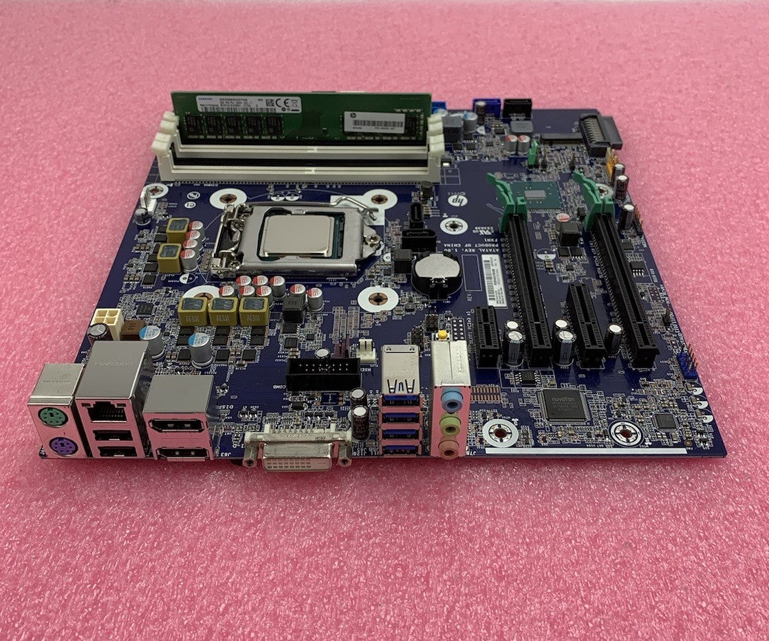 HP Z240 Workstation Motherboard Intel Core i3-6100 3.7GHz 8GB RAM No Shield