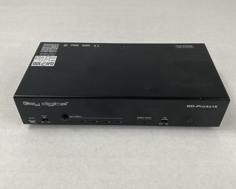 Key digital KD-Pro4x1X HDMI Switcher with AC Adapter