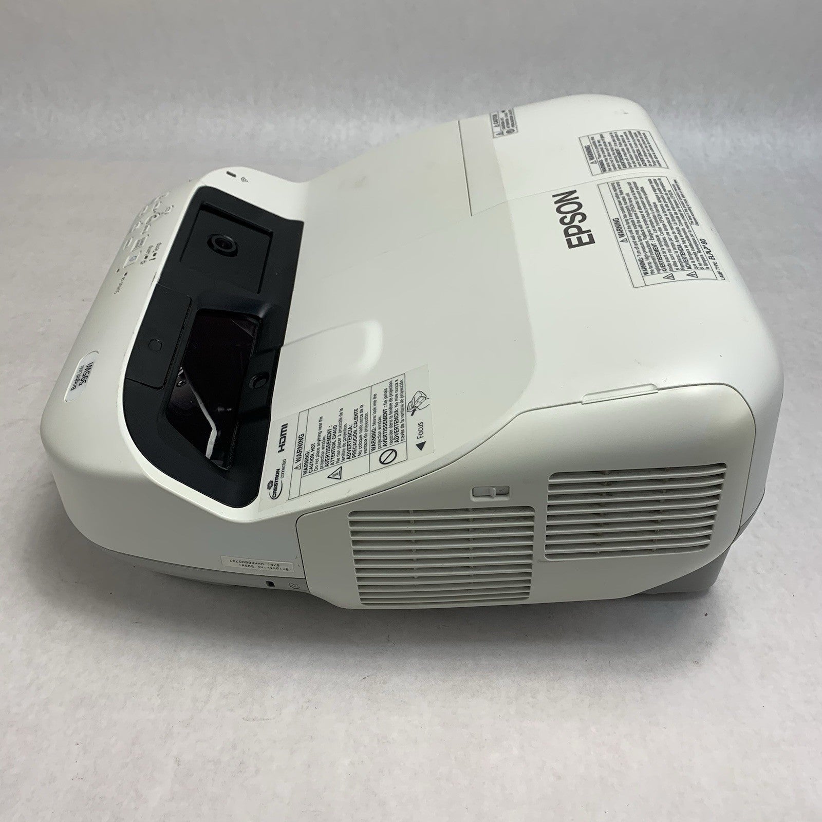Epson H599A BrightLink 595Wi LCD Lamp Projector 635 Lamp Hours - No Remote4