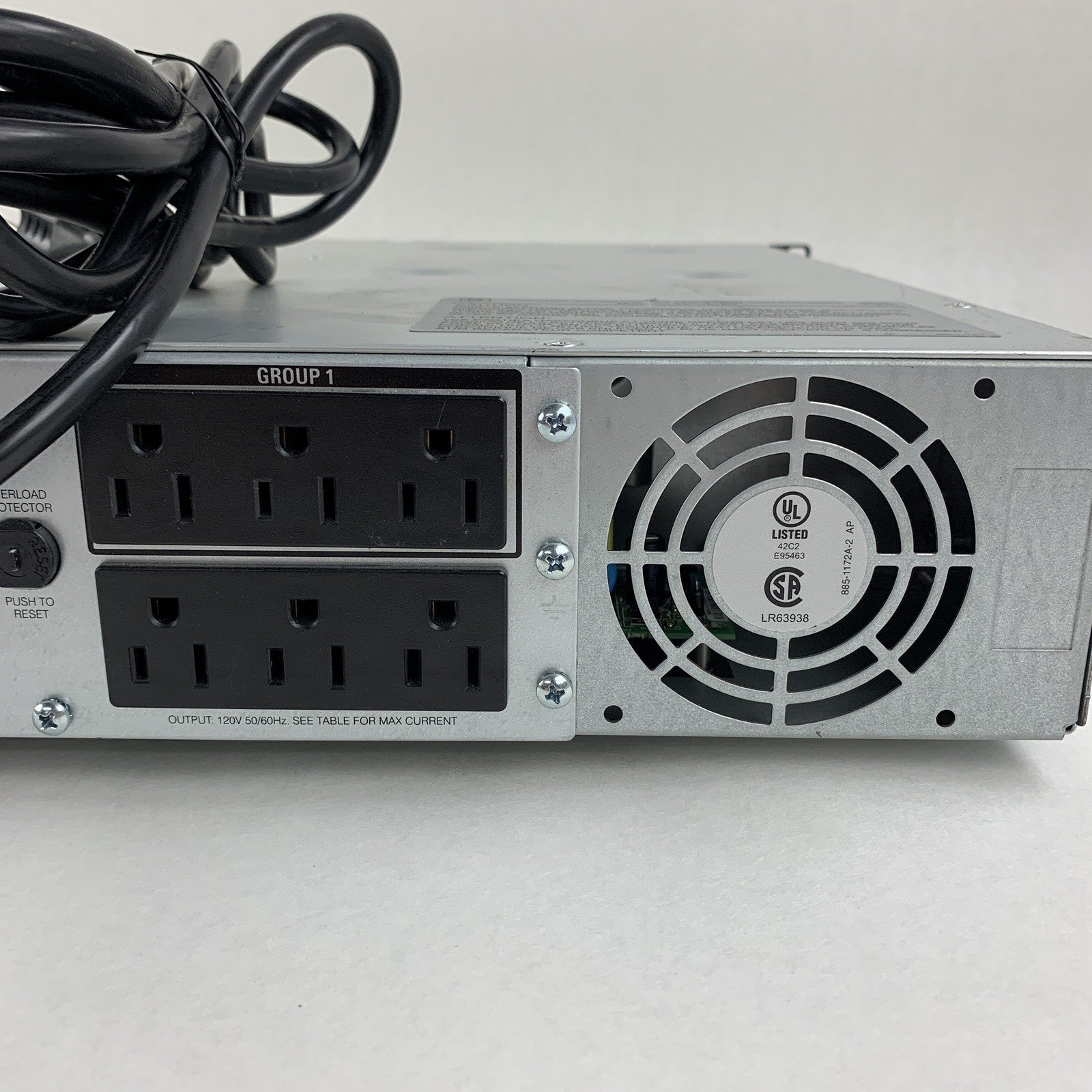 APC SMT1000RM2U Smart UPS Back Up Tested W/ AP9630 No Batteries No Faceplate