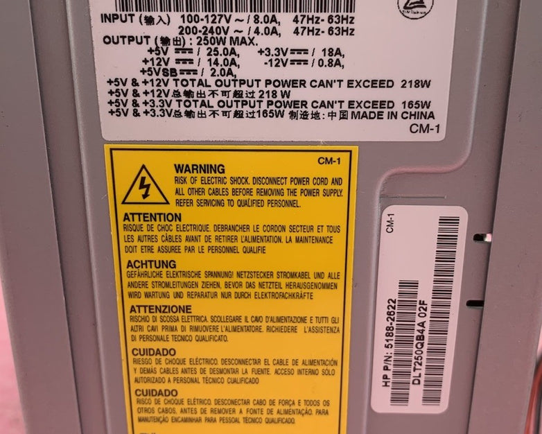 Delta DPS-250QB-4 A 250W Computer Power Supply