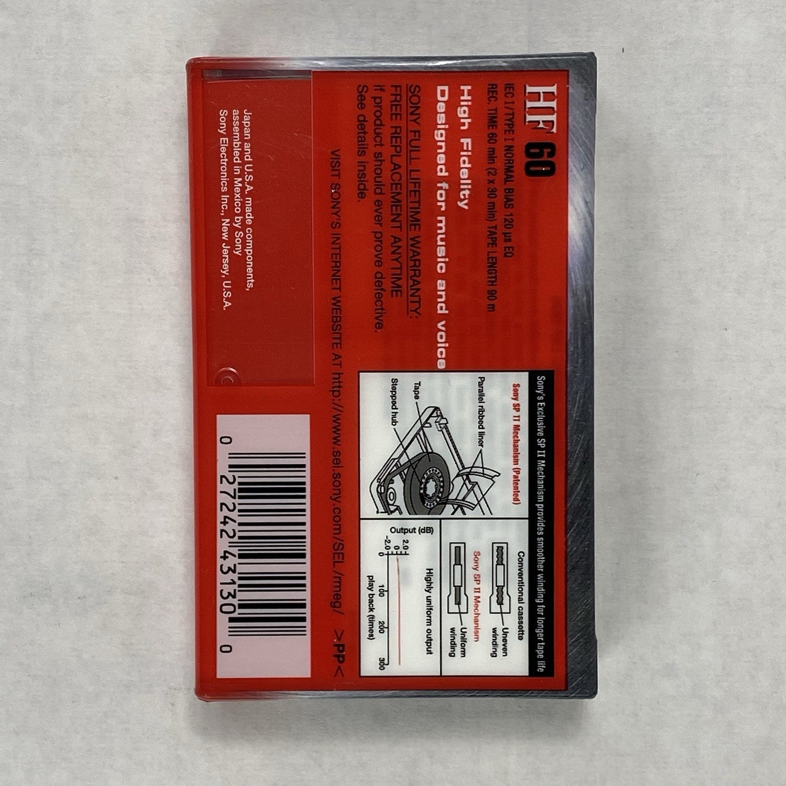 Sony High Fidelity Normal Bias Audio Cassette 60 Minutes (Lot of 11)