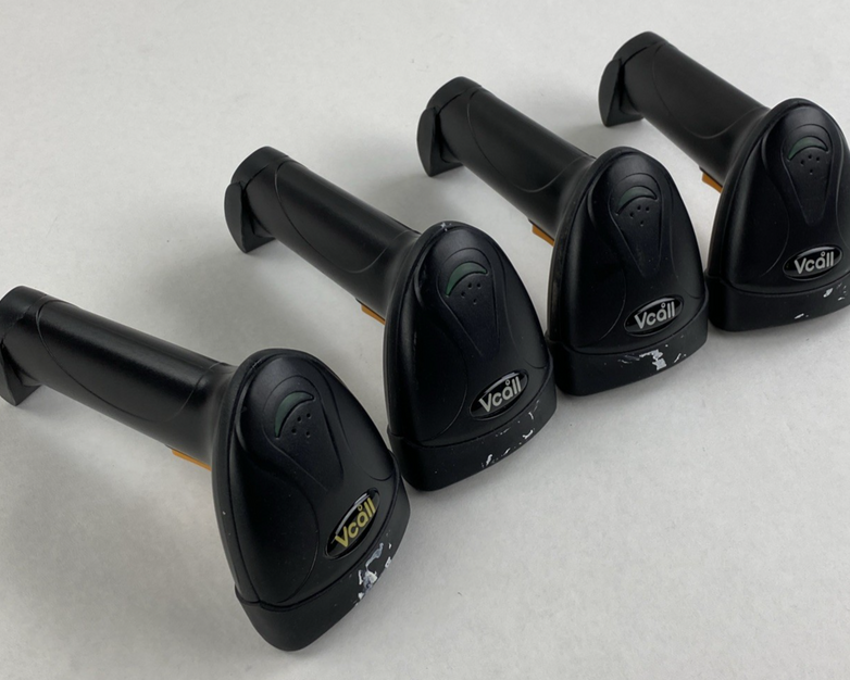 Vcall Model BP513RD Barcode Scanner No Cables (Lot of 4)
