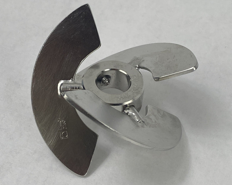 BBI Biotech Bioreactor 3-Blade Segment Impeller Ø 67mm 10mm Shaft