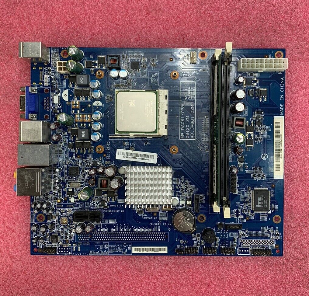 Acer eMachines DA061/078L Motherboard AMD Athlon 2850e 1.80GHz 2GB RAM No Shield