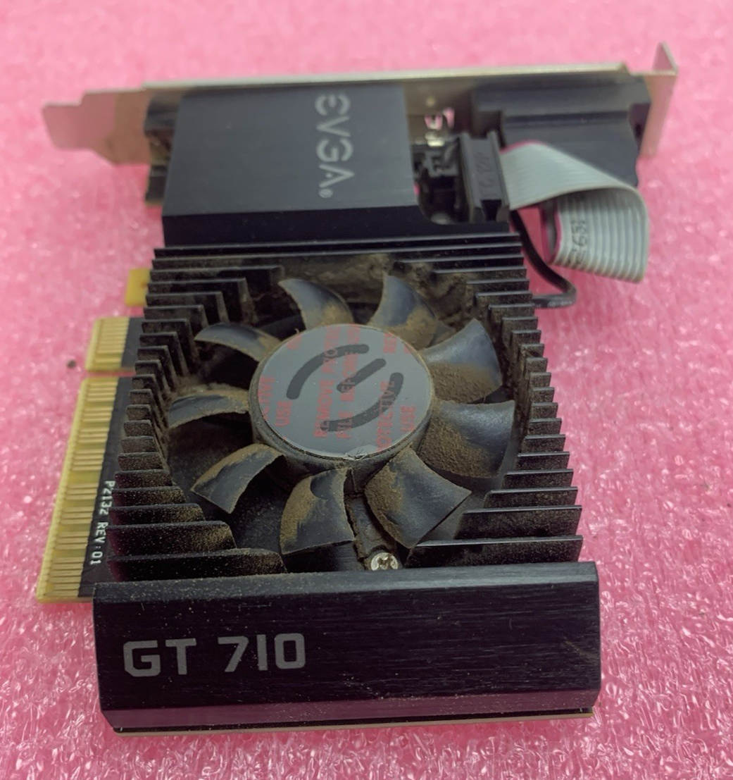 EVGA NVIDIA GT 710 1GB DDR3 Video Graphics Card GPU 01G P3 2711 KR4