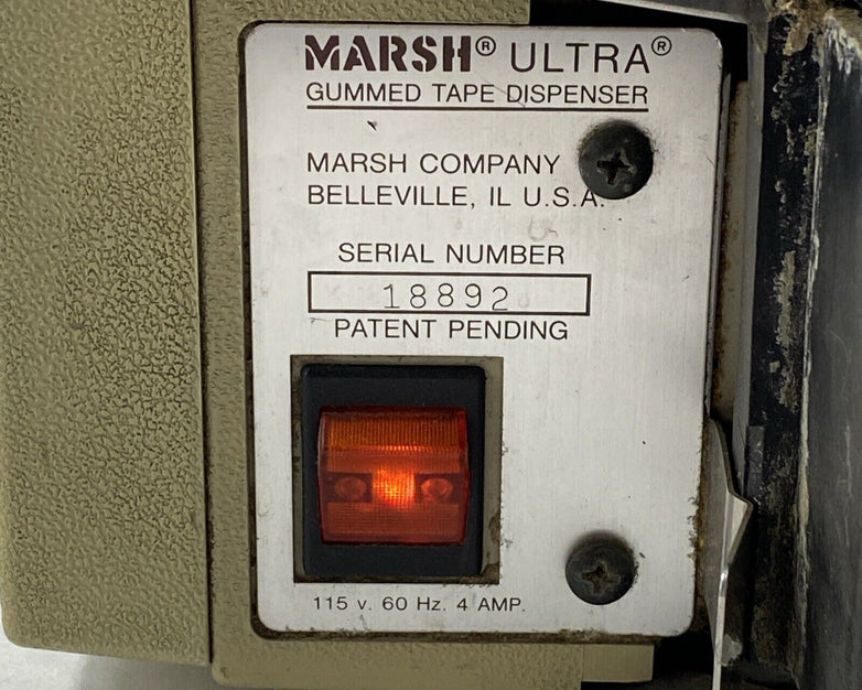 Marsh Ultra Taper Gummed Tape Dispenser - For Parts or Repair