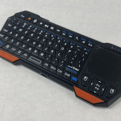 Mini Bluetooth Keyboard with Built-In Touchpad IS11-BT05 Power Tested
