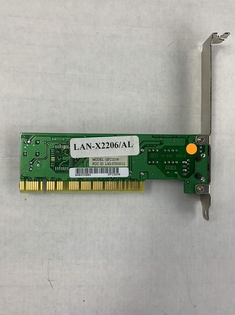 NetSurf GFC2206 70-550600-11 Rev1.1 Realtek RTL8139B LAN Network PCI Adapter