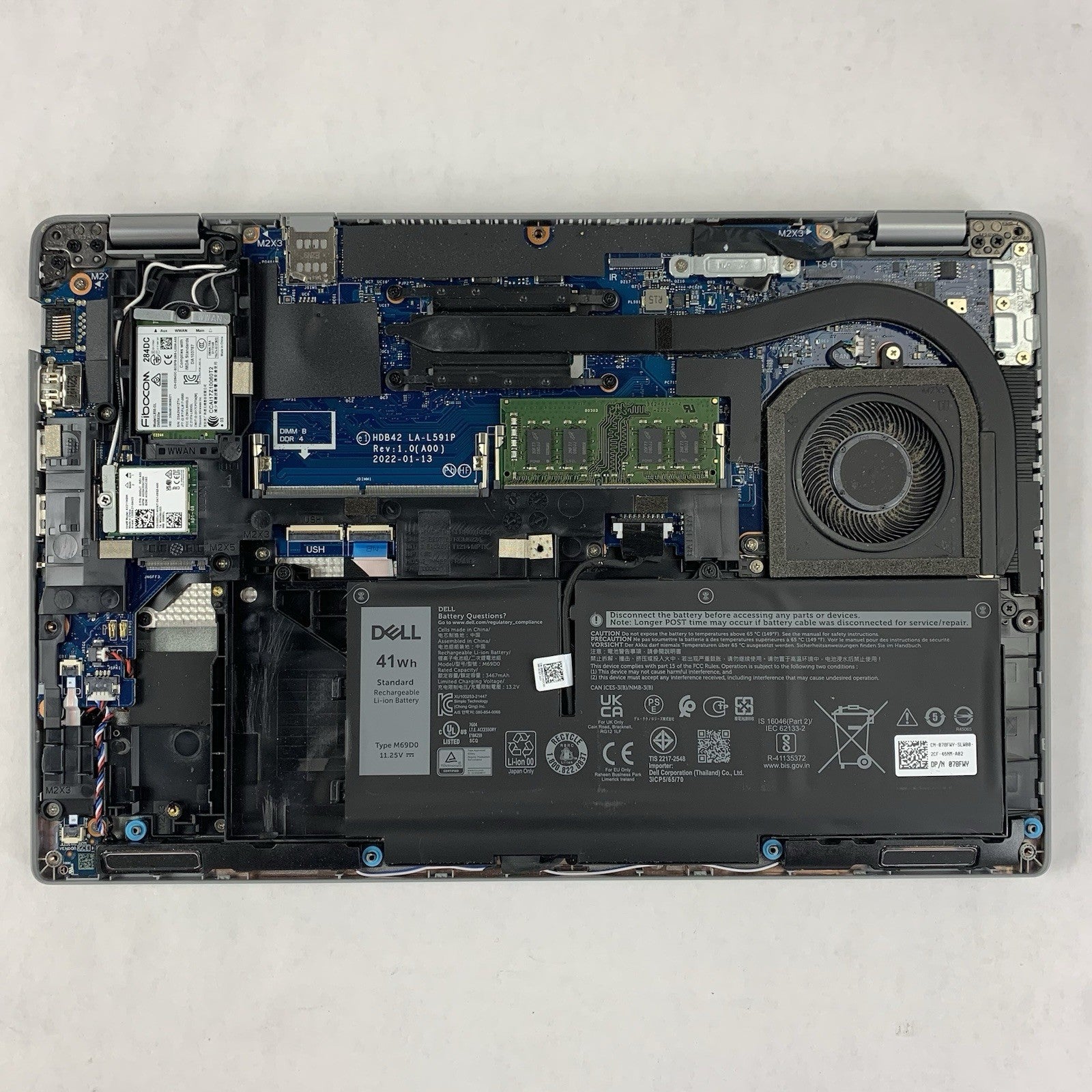 Dell Latitude 5430 14" Laptop i7-1255U 1.8 GHz 16 GB Ram No OS No SSD No AC9