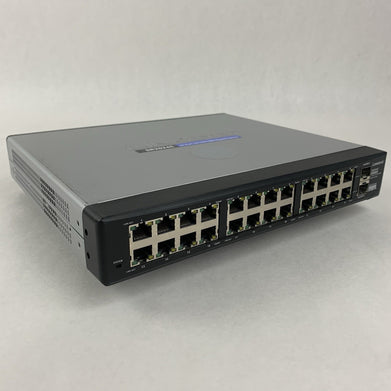 Cisco Linksys SR2024C Compact 10/100/1000 Gigabit Switch Tested and Reset