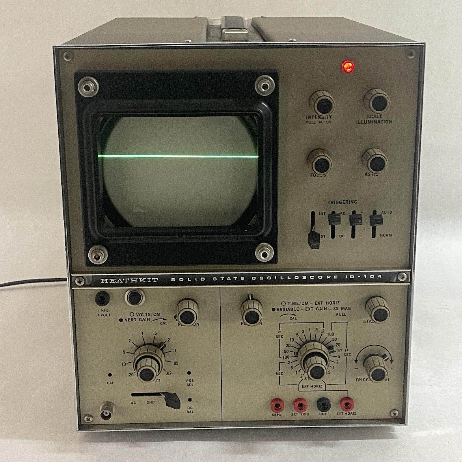 Heath 10-104 Oscilloscope Missing Grid Parts Or Repair1