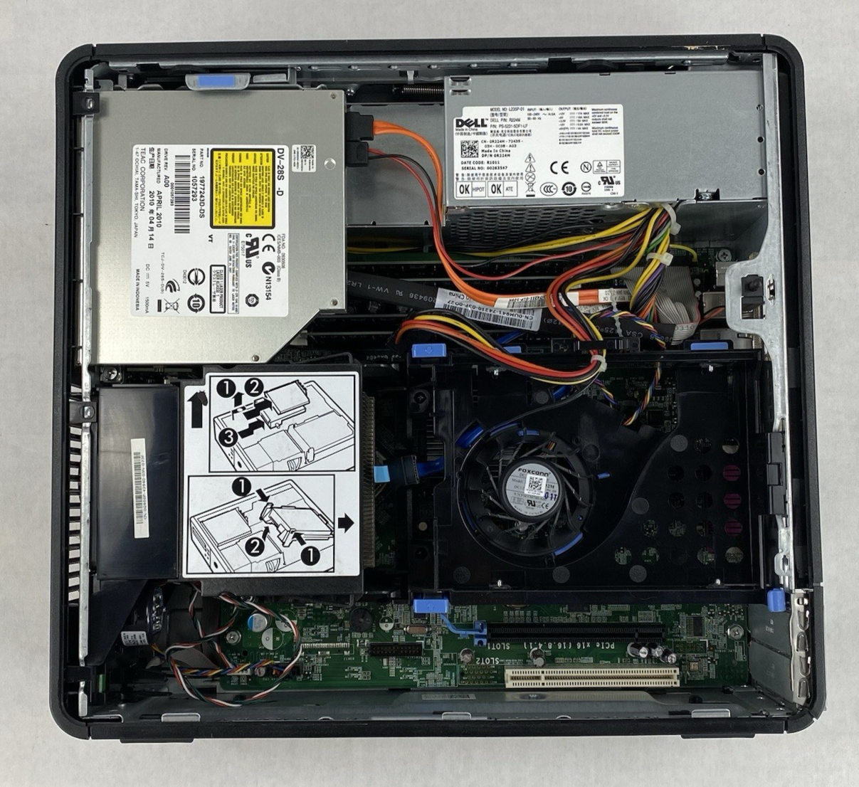 Dell OptiPlex 780 SFF Intel Core 2 Duo E8400 3.00GHz 8GB RAM No HDD No OS