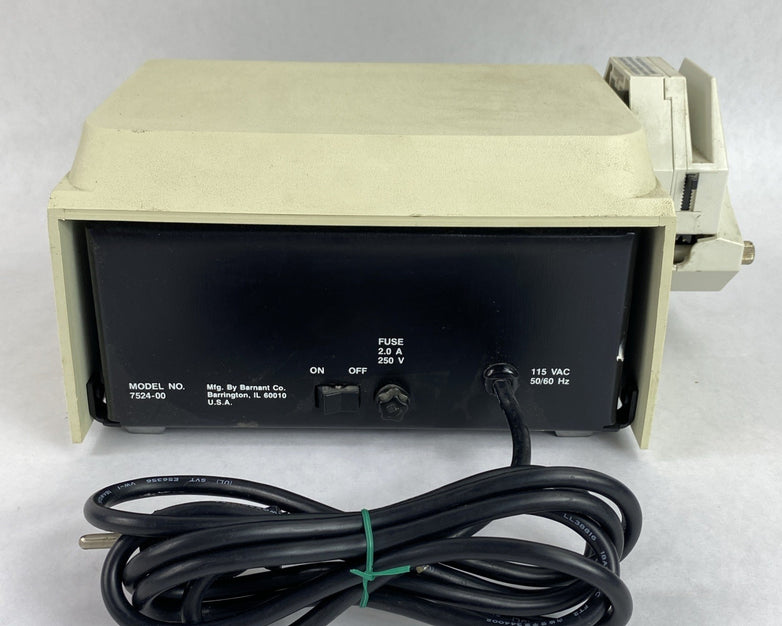 Cole-Parmer Masterflex 7524-00 Microprocessor Pump Drive w/ 7518-12 Pump Head