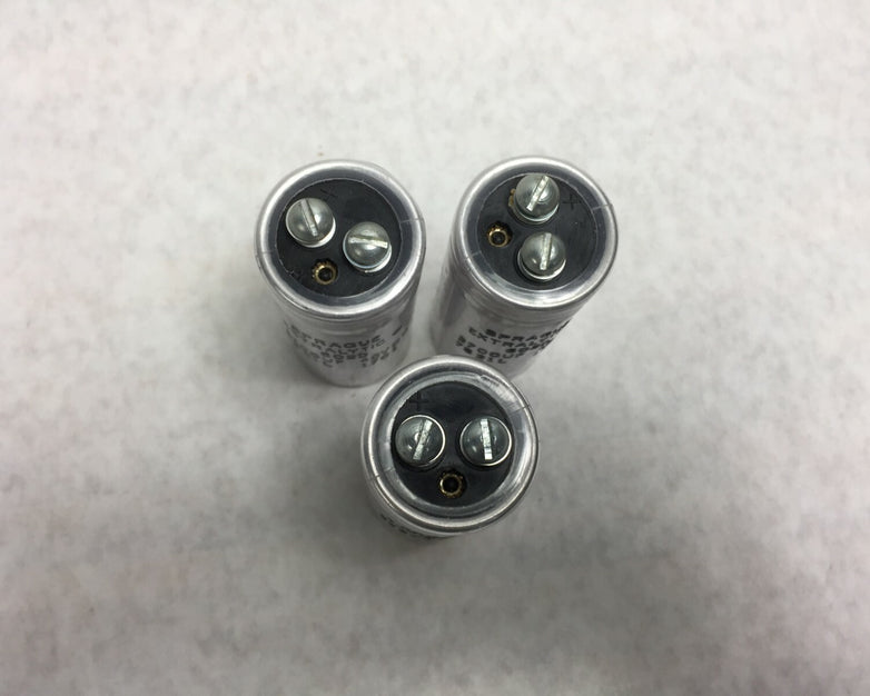 NOS  Sprague Extralytic Capacitor 302D 3700UF 40VDC  Lot of 3