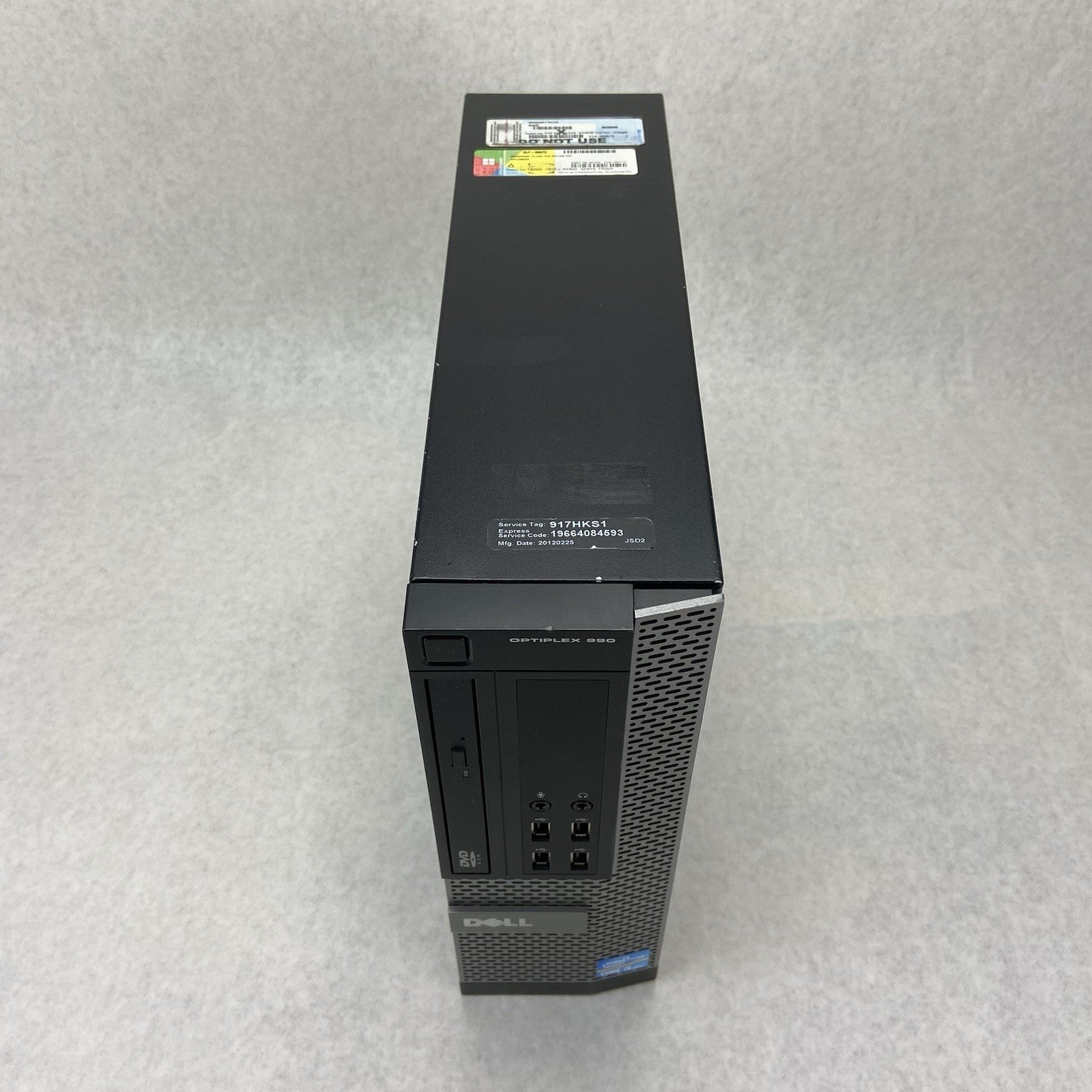 Dell Optiplex 990 SFF Intel Core i5-2400 3.1GHz 4GB RAM No HDD No OS2