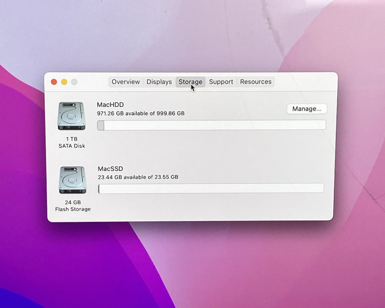 Apple A1418 iMac Retina 4k 21.5" 2015 3.1GHz i5 16GB RAM 1TB Fusion - Cracked