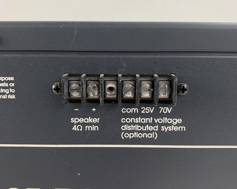 Biamp Advantage 7/250 Biamp Powered Mixer Level Controls Scratch Parts Or Repair