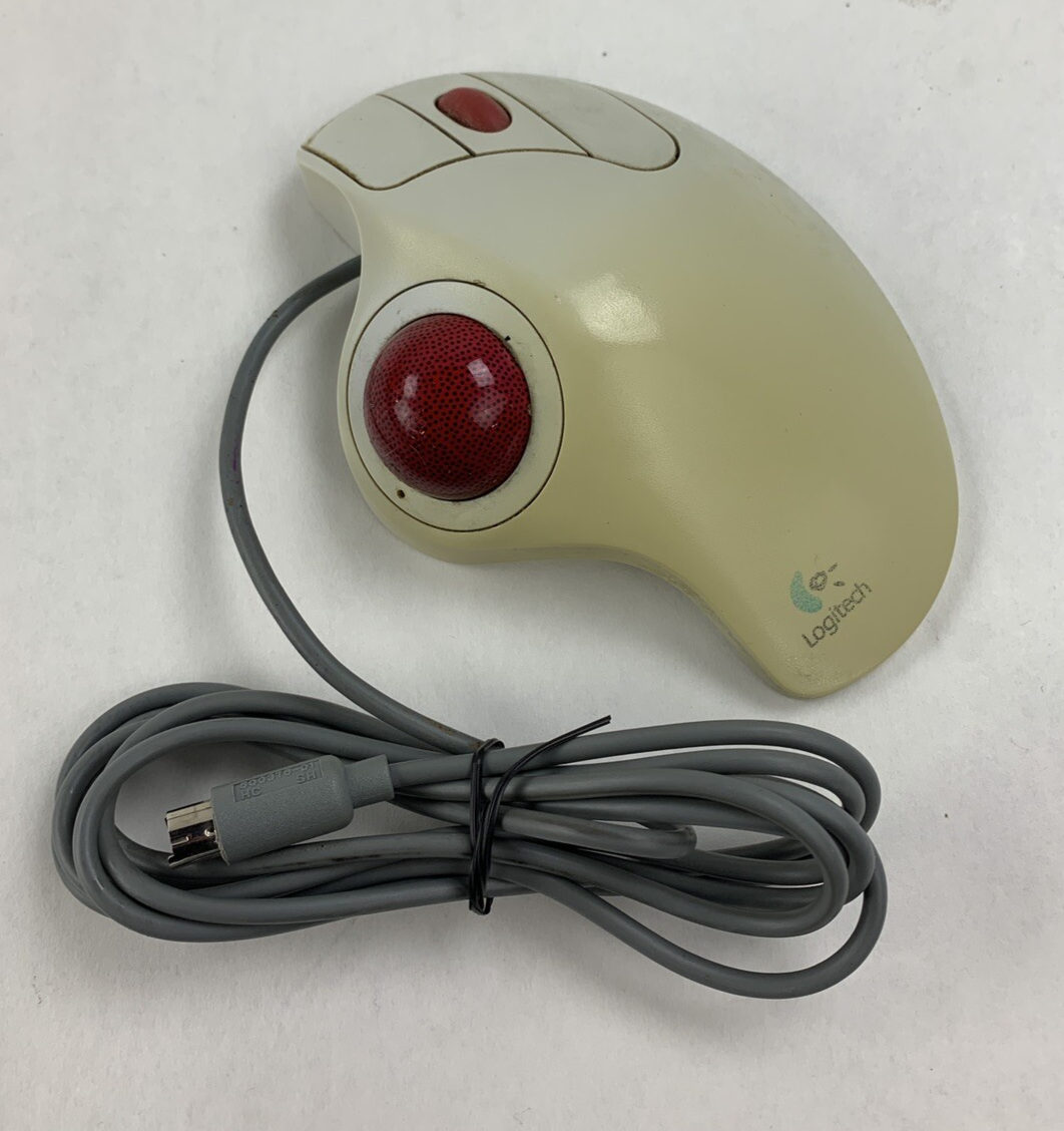 Logitech Trackman Marble Plus Wheel Trackball Mouse T-BB13 Tested