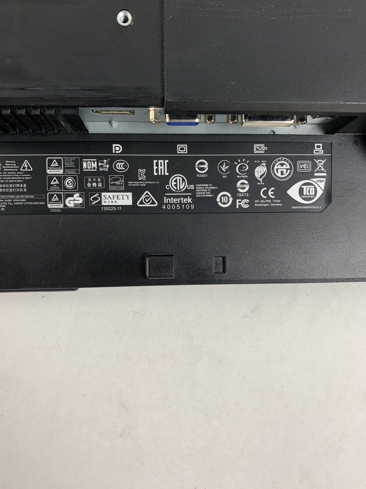 HP E231i 23" Monitor DP VGA Grade B No Stand Included