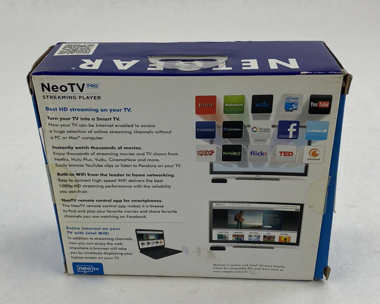 Netgear NeoTV NTV200S Streaming Player Open Box New