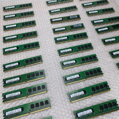 512MB Samsung RRx8 PC2-4200U-444-12-D3 Memory CN M378T6553CZ3-CD5 Lot Of 34