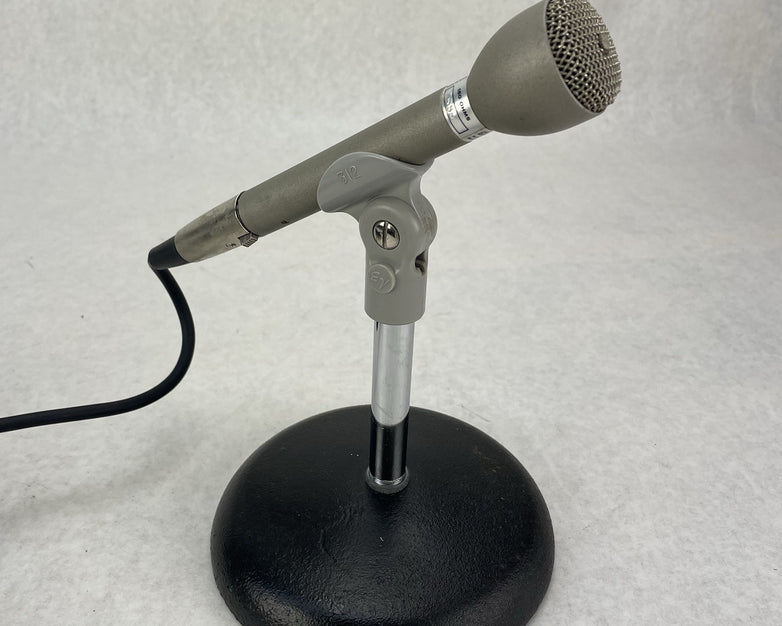 Electro Voice 635A Dynamic Omni-Directional Microphone Tested With Stand And Cor