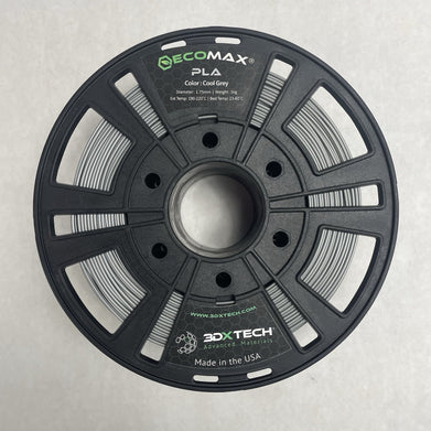 Ecomax PLA 1.75 mm 3D Printer Filament in Cool Gray, 1kg Spool