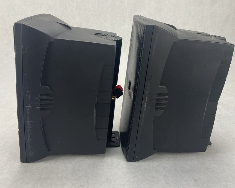 Pair Yamaha NS-AW1 Two-Way Indoor/Outdoor Black Speakers Tested