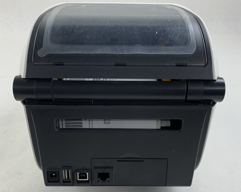 Zebra ZD420 Label Printer 203 DPi USB Network Tested and Prints Missing Spring