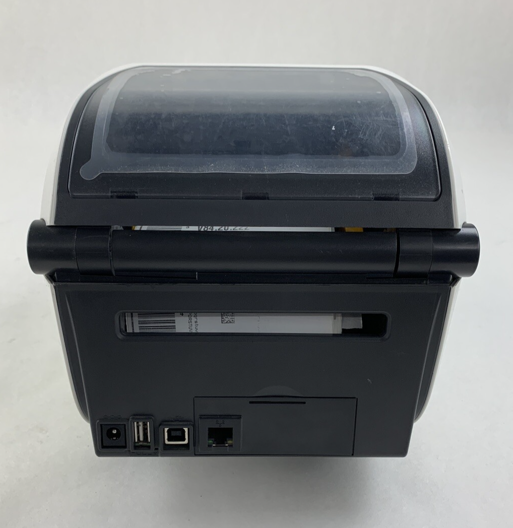 Zebra ZD420 Label Printer 203 DPi USB Network Tested and Prints Missing Spring