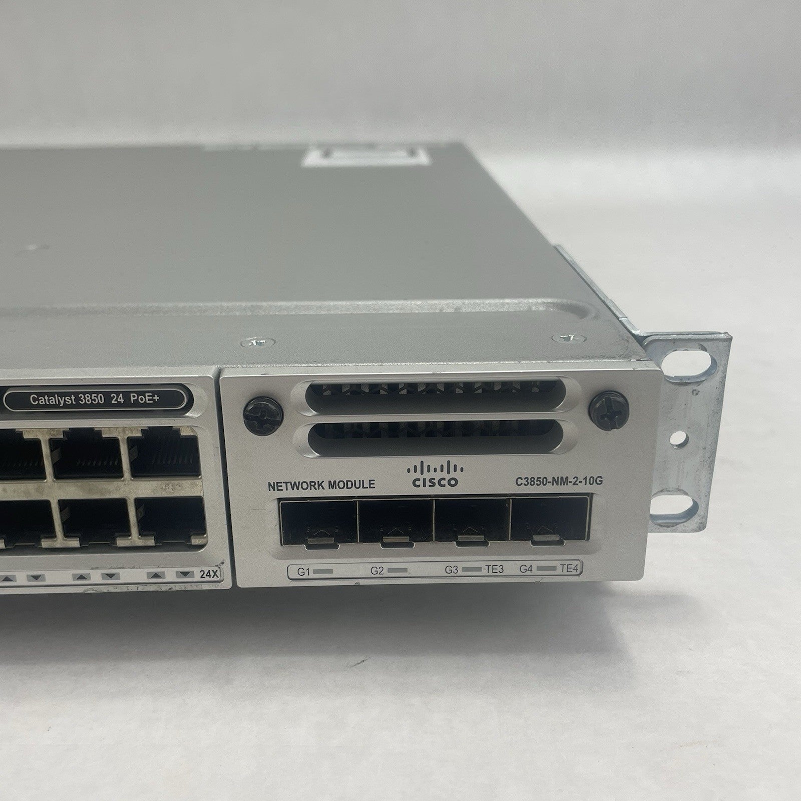 Cisco WS-C3850-24P-S V03 Switch 24-Port Gigabit PoE+ w/ 2x PSU Tested & Reset5