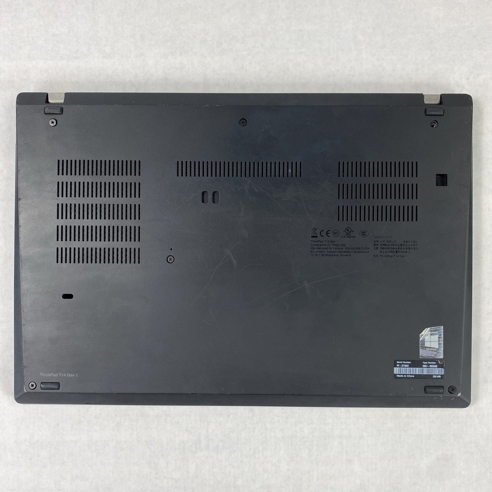 Lenovo ThinkPad T14 Gen 1 Core i5-10310U 1.70 GHz 8 GB RAM 14.0" No SSD No OS