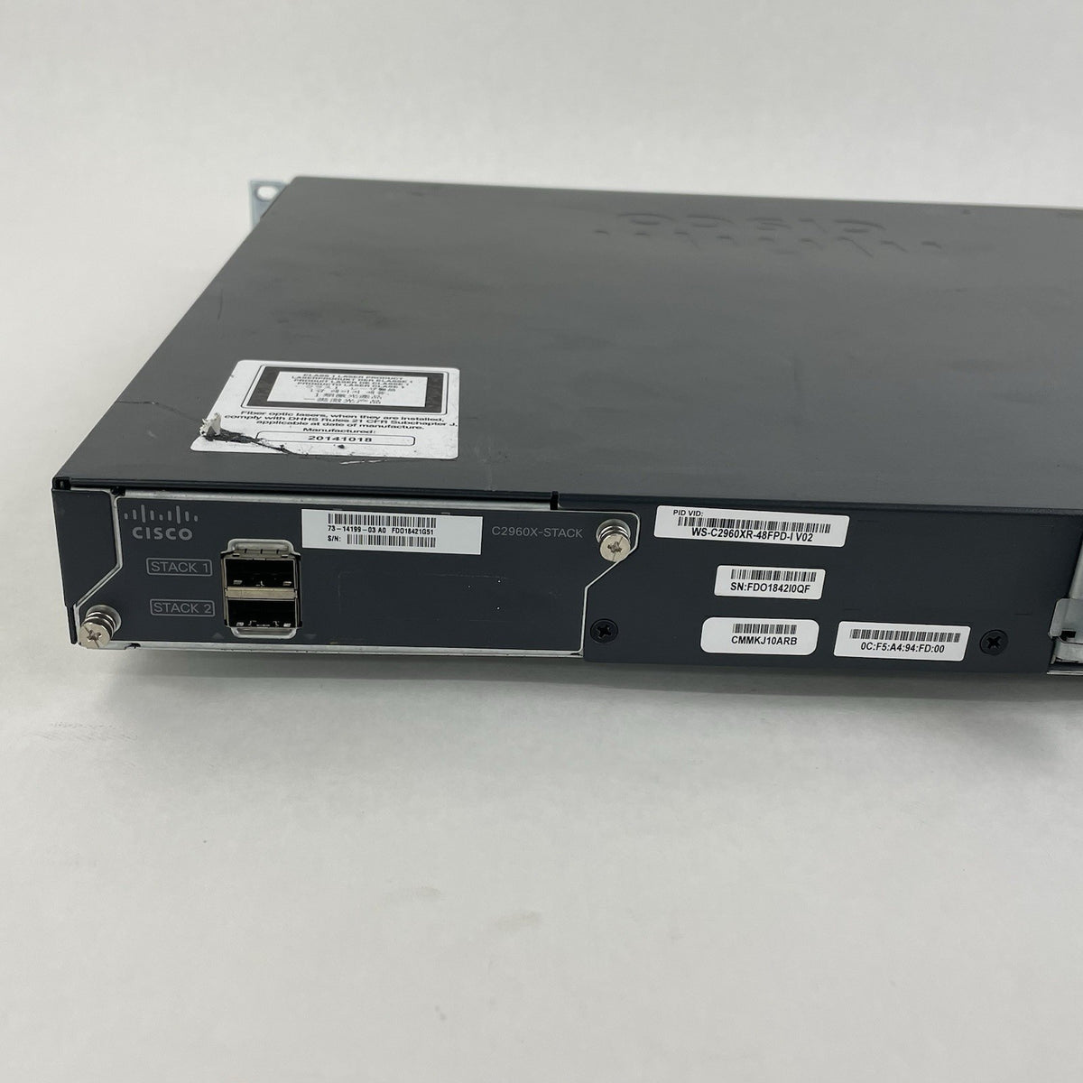 Cisco Catalyst WS-C2960XR-48FPD-i 48-Port Switch 1x PSU - Tested8