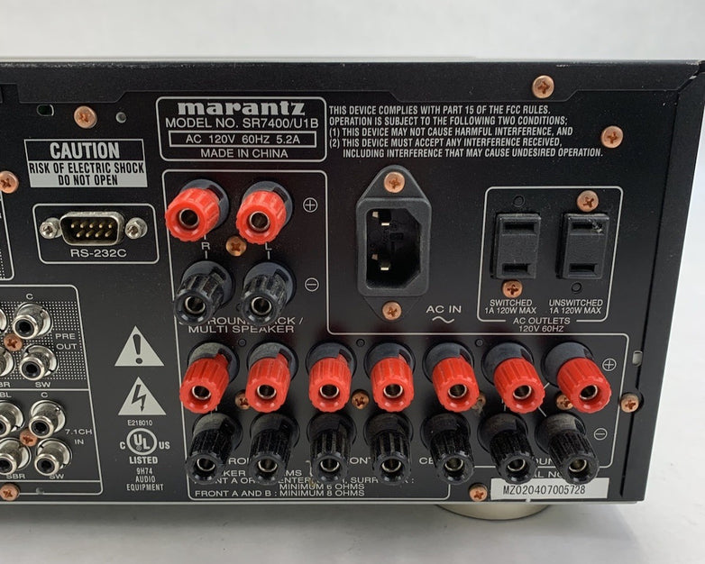 Marantz SR7400 AV Surround Receiver - No Remote