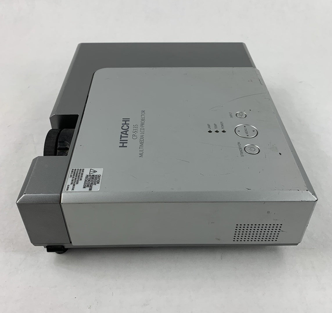 Hitachi CP-S335 LCD Projector 1288 Lamp Hours - No Remote or Filter Cover2