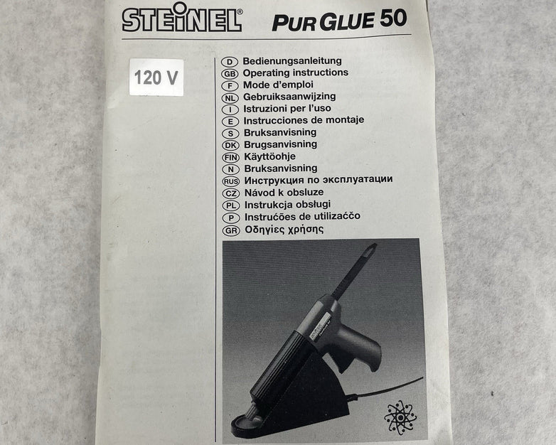 Steinel 110049722 PUR Glue 50 Gram Hot Melt Adhesive Applicator